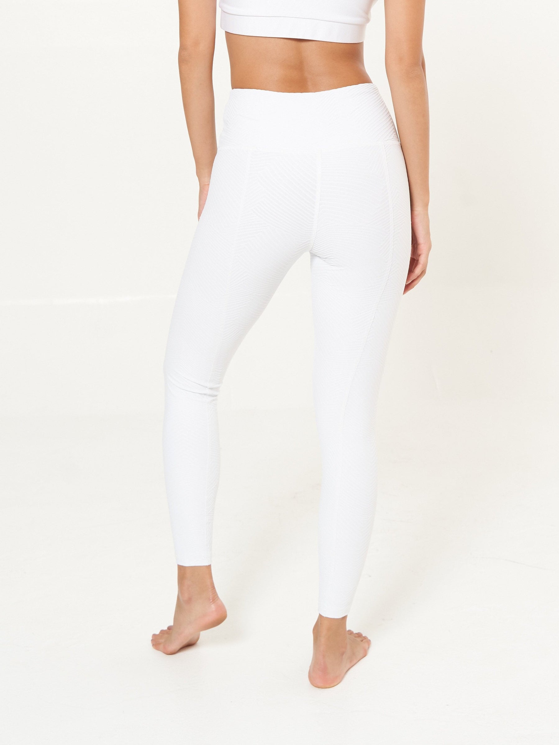 Leggings - Go Getters Classic White – Go Getters Clothing